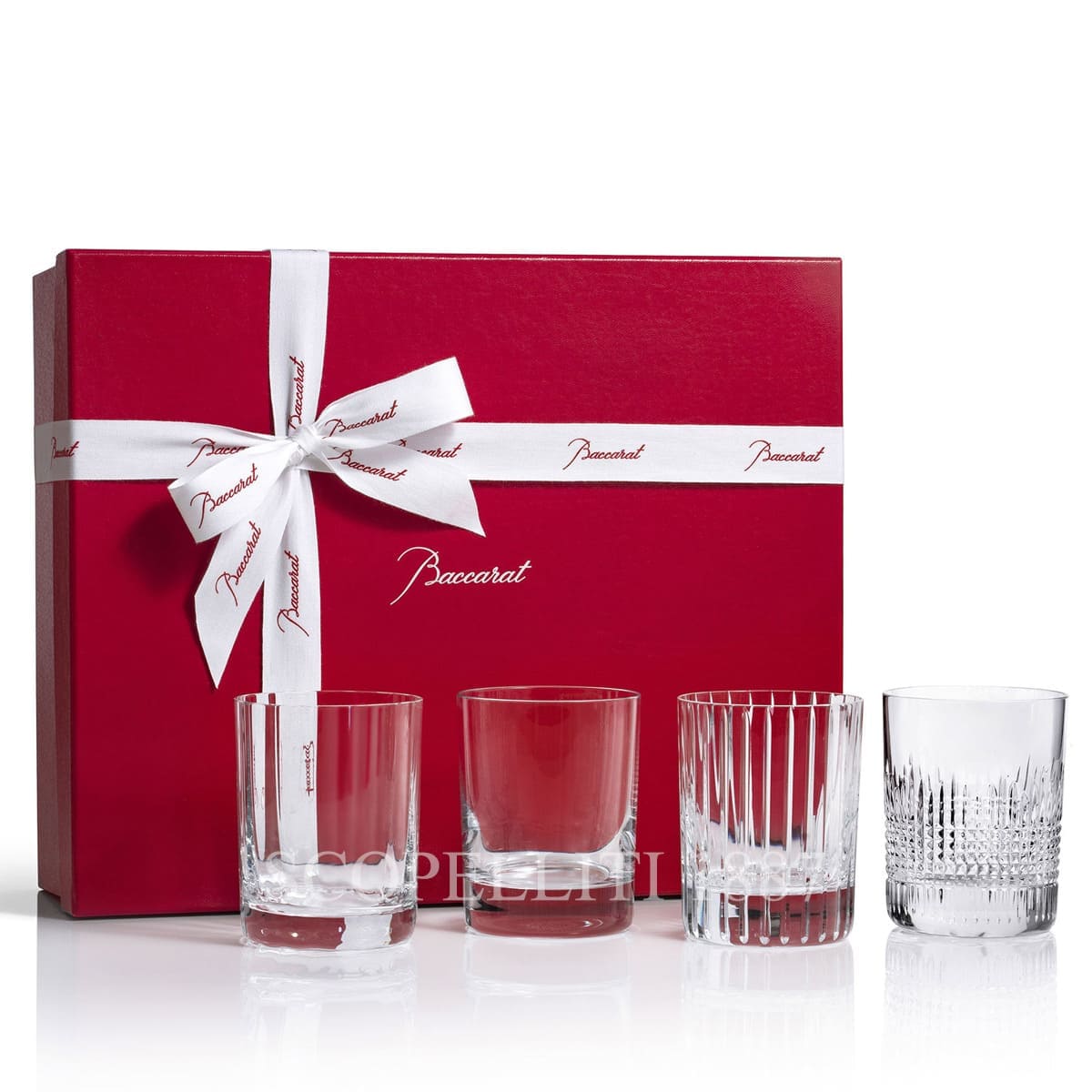baccarat crystal french design elements tumbler set collection