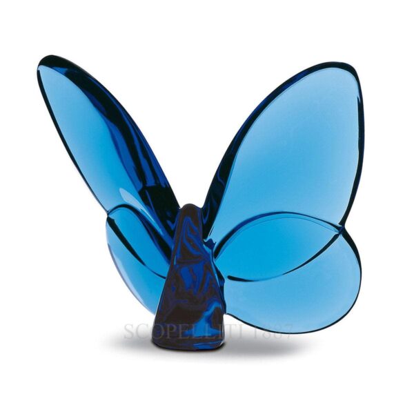 baccarat lucky butterfly blue
