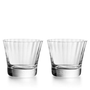 baccarat french design mille nuits crystal tumblers