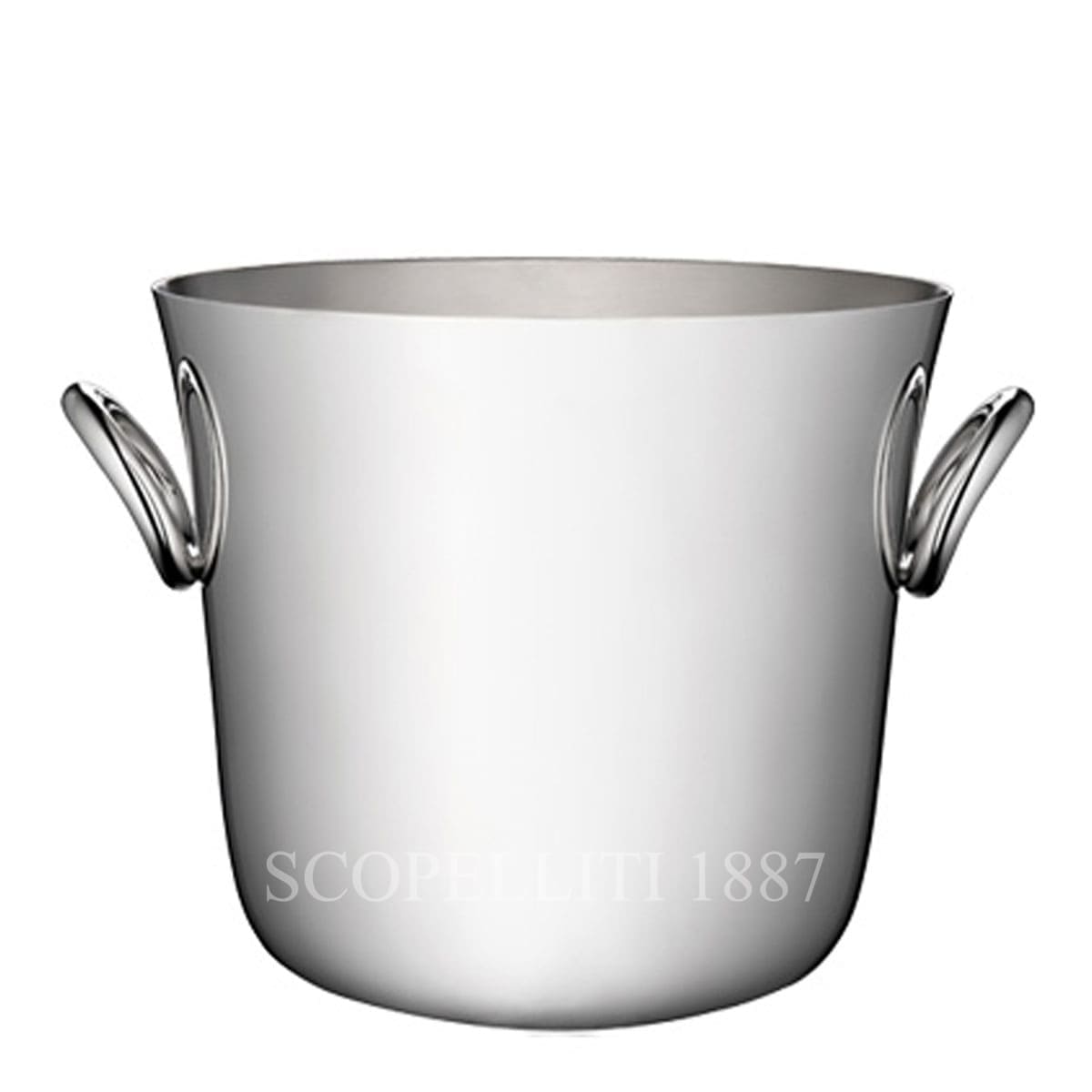christofle silver plated vertigo ice bucket