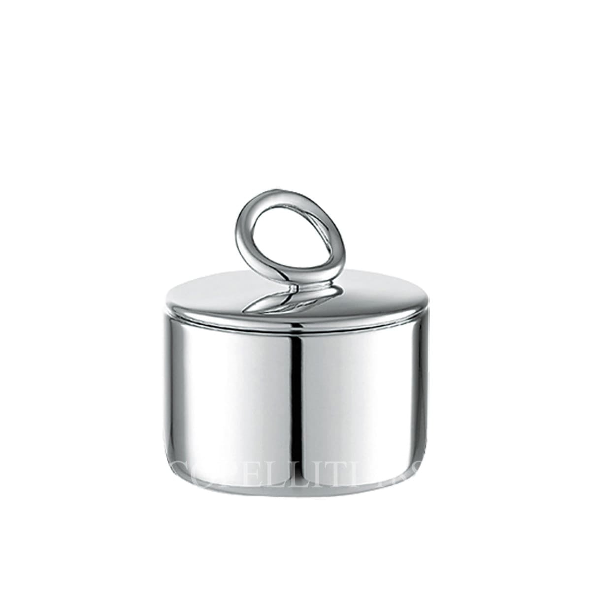 christofle silver plated vertigo sugar box