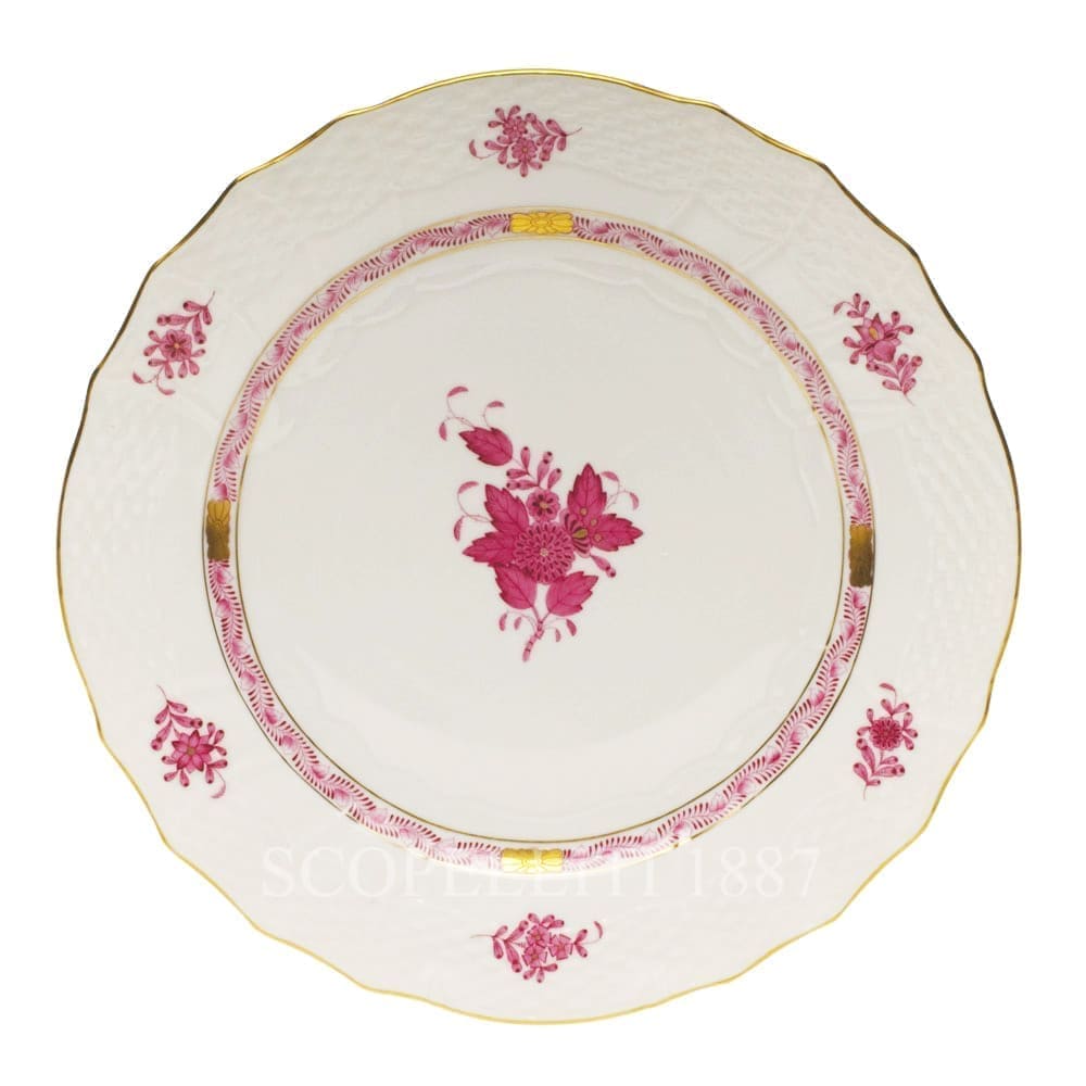 herend porcelain apponyi dinner plate pink