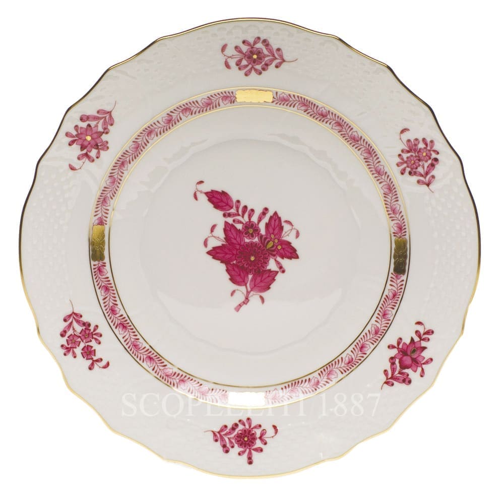 herend porcelain apponyi salad plate pink