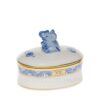 Herend Apponyi Oval Box with Elephant 6114-95 AB