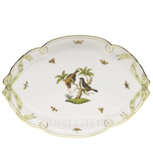 herend porcelain rothschild oval tray