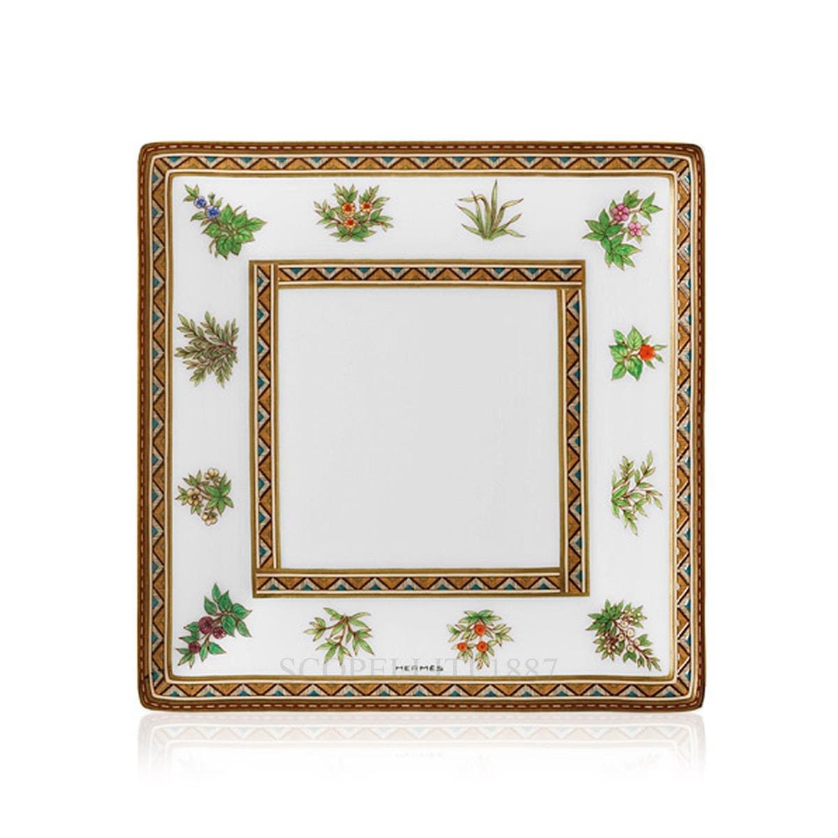 Hermes Square Plate n°2 Cheval d’Orient