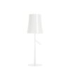 Birdie White Table Lamp by Foscarini Tall on off