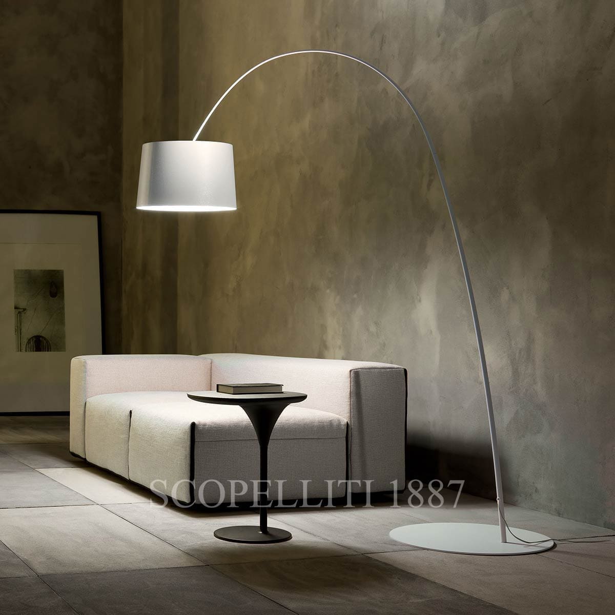 foscarini italian lighting twiggy designer floor lamp beige