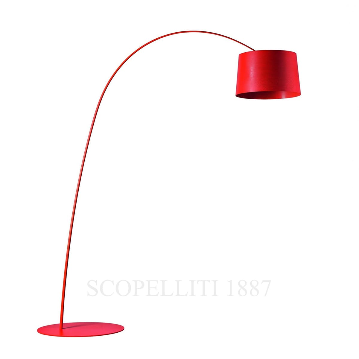 Foscarini Twiggy Red Floor Lamp Led