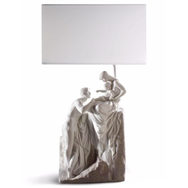 lladro family table lamp sculpture design