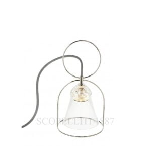saint louis apollo crystal designer table lamp