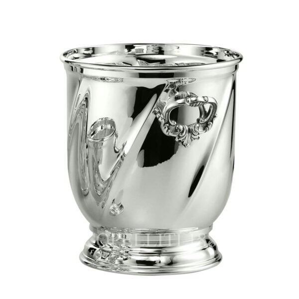 schiavon torsè real 925 sterling silver ice bucket with base