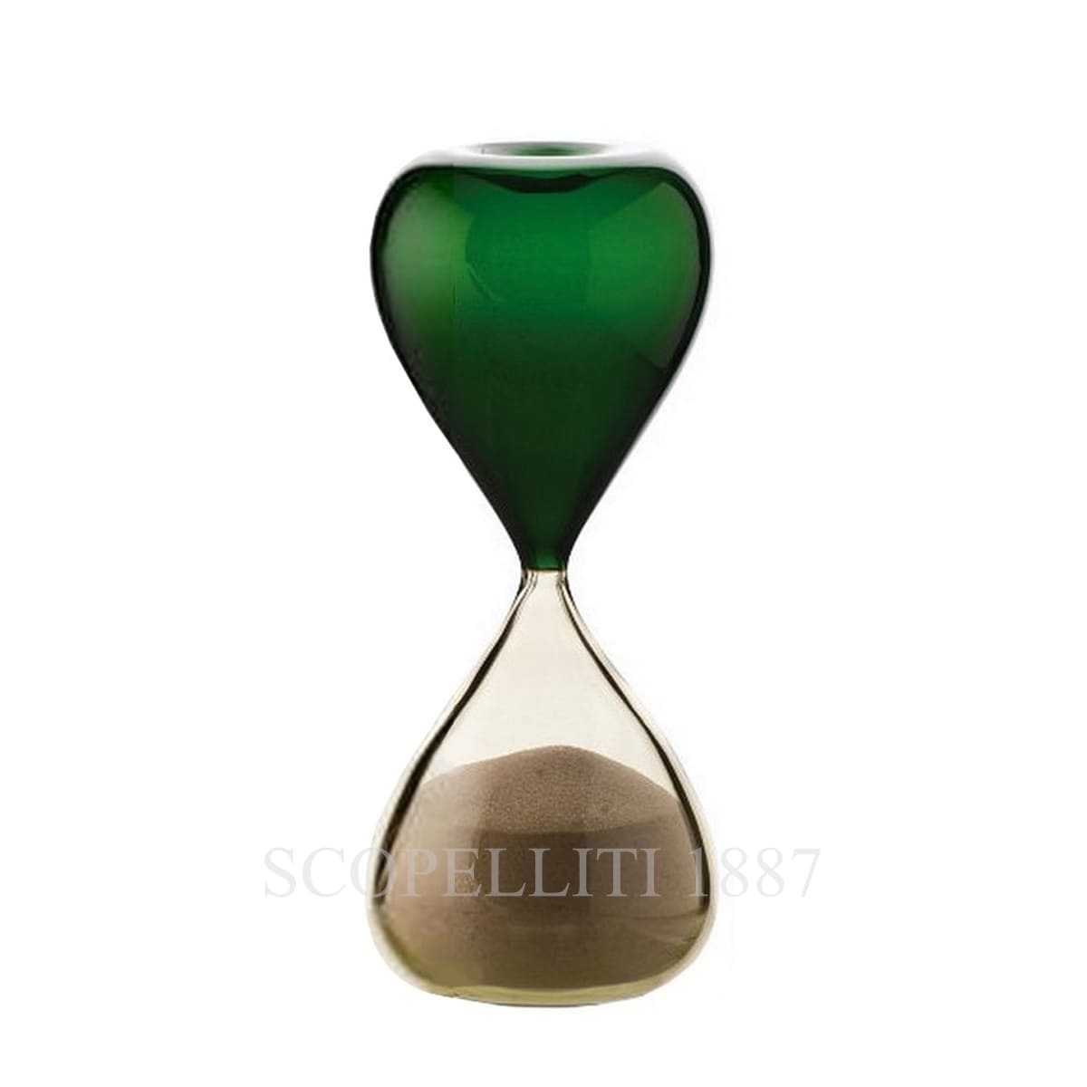 venini clessidre hourglass italian design green apple straw yellow limited edition