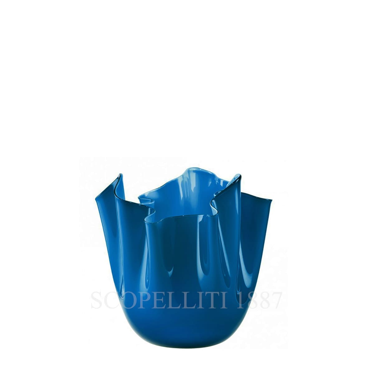 Venini Fazzoletto Vase small horizon 700.04