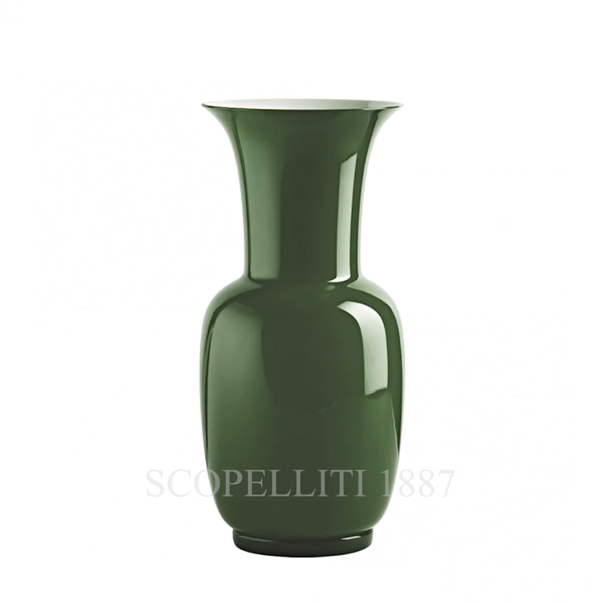 Venini Opalino Vase medium apple green 706.22