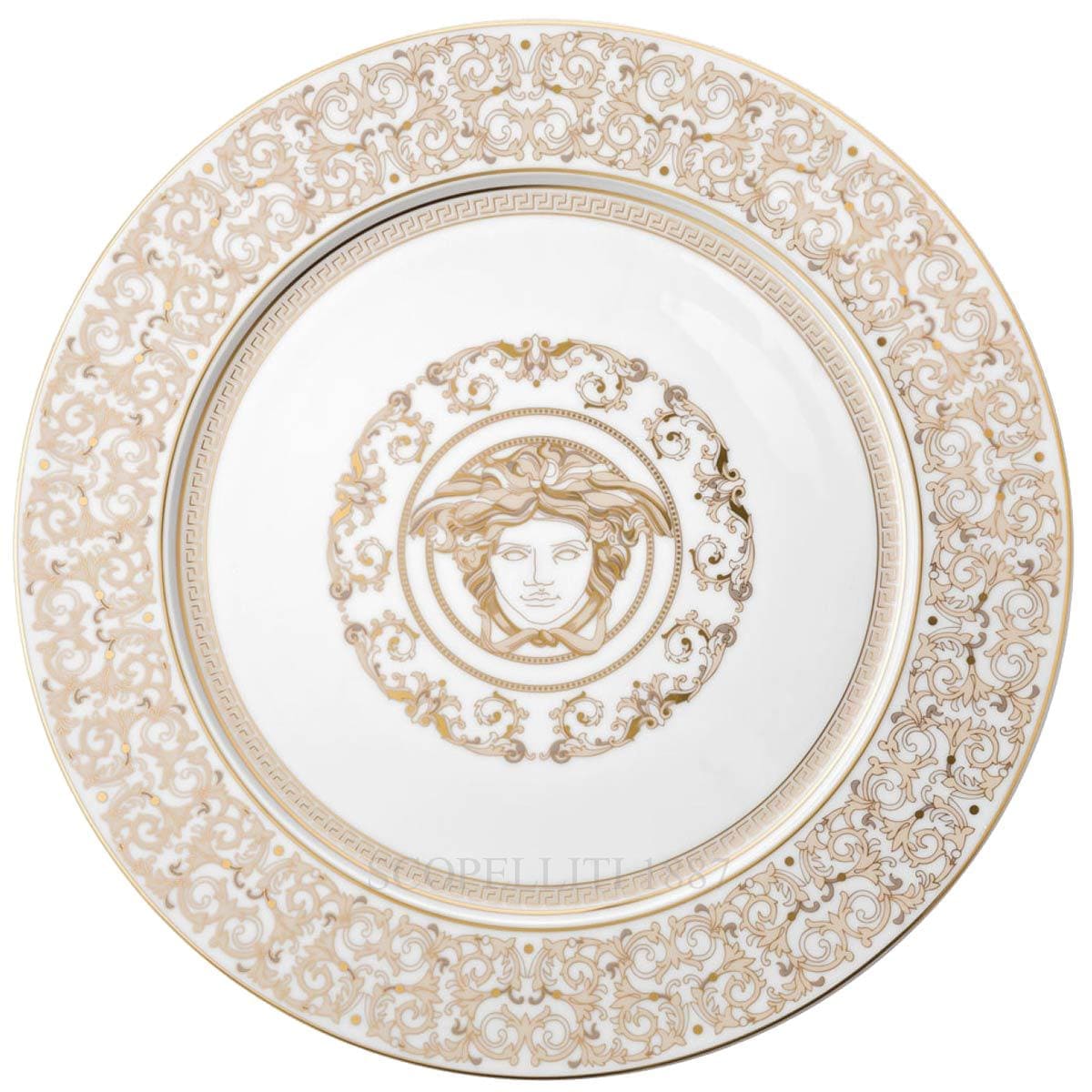 versace italian design medusa gala service plate large by rosenthal