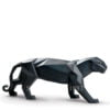 Lladró Panther Figurine black matte