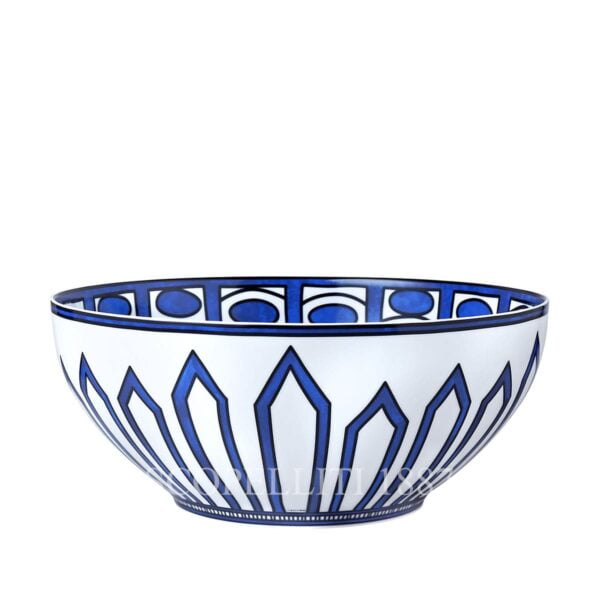 hermes porcelain bleus d ailleurs salad bowl large