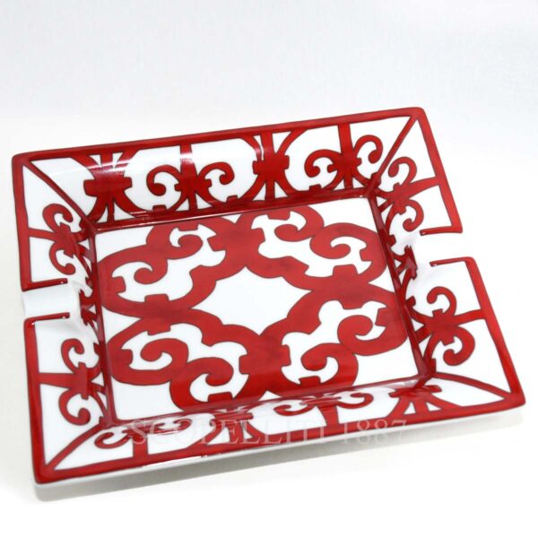 hermes ashtray red