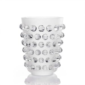 lalique clear crystal mossi xxl vase