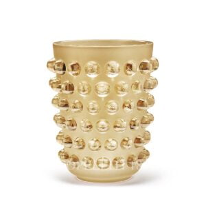 lalique golden crystal mossi xxl vase