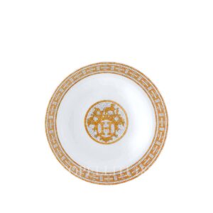 hermes limoges porcelain mosaique au 24 gold cereal bowl