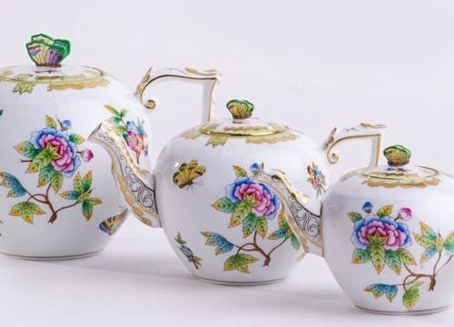 Herend Porcelan Teapot Pattern Variety