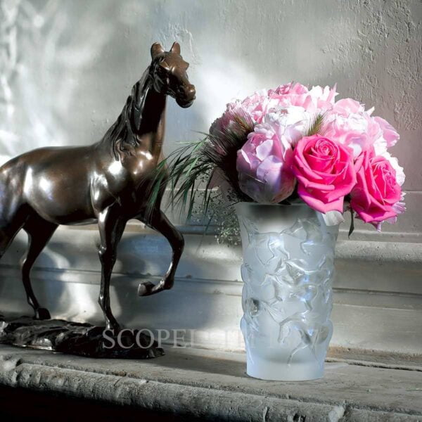 lalique crystal vase mustang