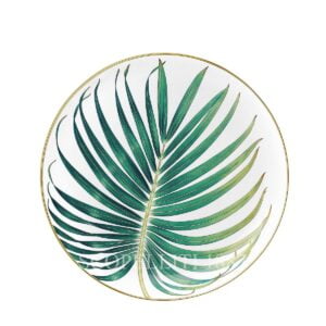 hermes passifolia palm dinner plate