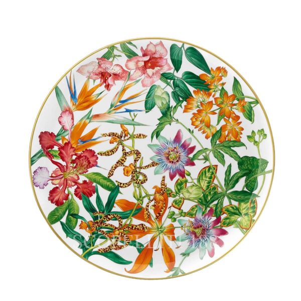 hermes passifolia porcelain plate tart