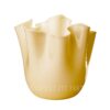 Venini Fazzoletto Vase large amber 700.00 NEW