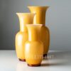 Venini Opalino Vase small amber 706.38 NEW