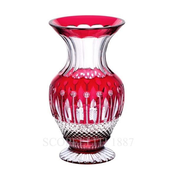 saint louis tommy red vase