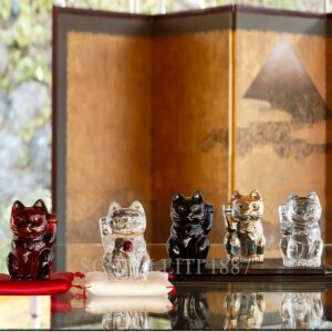 baccarat figurines cats