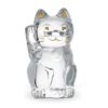 Baccarat Maneki Neko Lucky Cat Large Sculpture