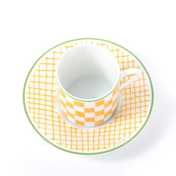 hermes a walk in the garden yellow coffee cup