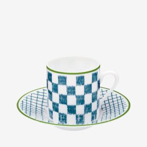 hermes a walk in the garden blue coffee cup