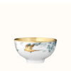 Hermes Gold medium bowl “Birds” Carnets d’Equateur Or