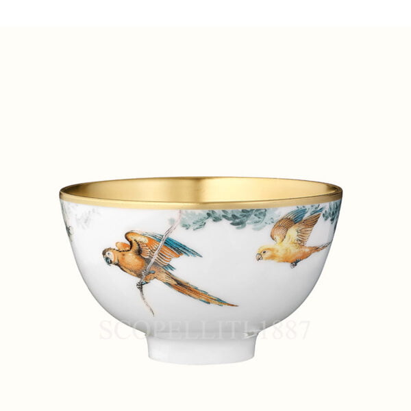 hermes gold small bowl without lid carnets d equateur or