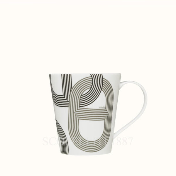 hermes rallye porcelain mug