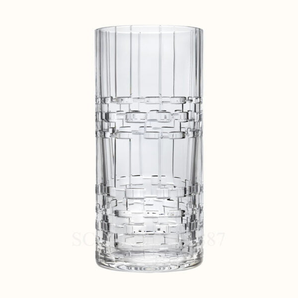 hermes crystal very large exceptional vase adage