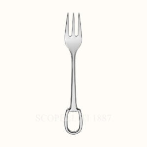 hermes dinner fork attelage silver plated