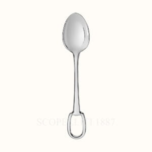 hermes dinner spoon attelage silver plated