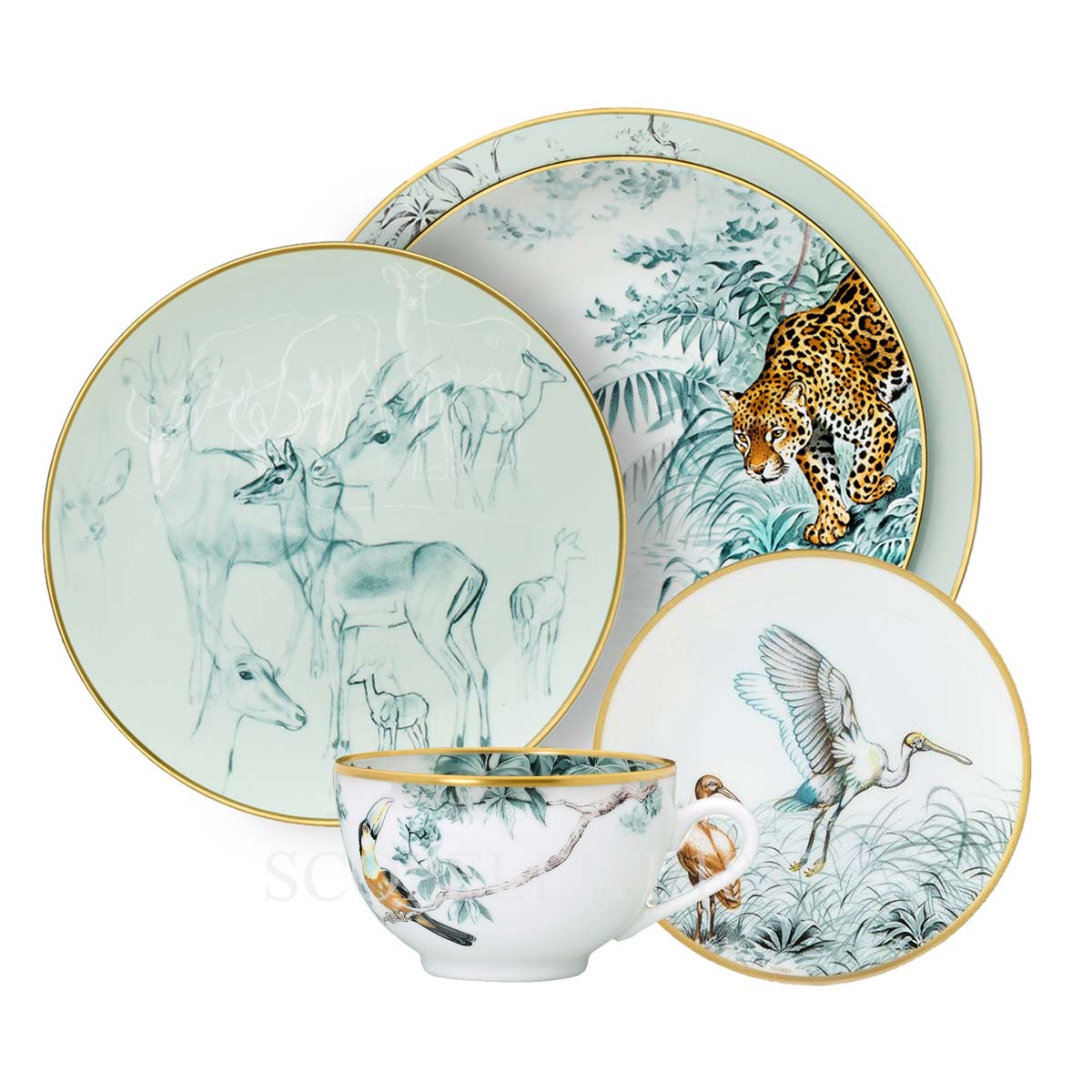 Porcelain Plates an Antique and Refined Work of Art   SCOPELLITI 20