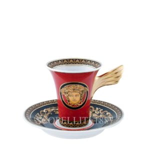 versace medusa red coffee cup