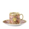 Versace Coffee Cup and Saucer Scala del Palazzo Rose