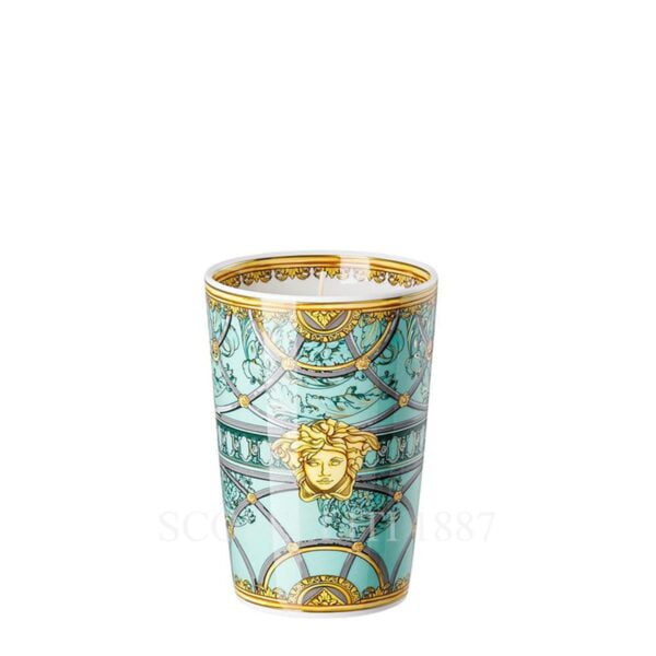 versace table light with scented wax scala del palazzo green 01