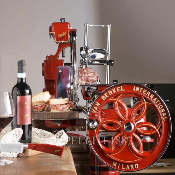 berkel meat slicer volano red with stand