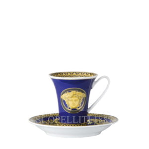 versace espresso cup and saucer medusa blue