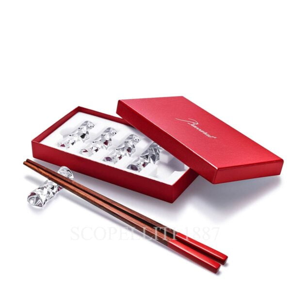 baccarat gift set chopstick holder
